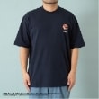 アンドディープティマイン(and D.petit main)の【マインクラフト】【パパもおろそい】Dad武器TEE ネイビー(094)