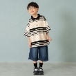 アンドディープティマイン(and D.petit main)の【パパもおそろい】Kids衿つきラガー半T7