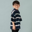 アンドディープティマイン(and D.petit main)の【パパもおそろい】Kids衿つきラガー半T8