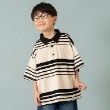 アンドディープティマイン(and D.petit main)の【パパもおそろい】Kids衿つきラガー半T オフホワイト(003)
