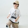 アンドディープティマイン(and D.petit main)の【綿100%】【パパもおそろい】Kids裾レイヤードワイド半T8