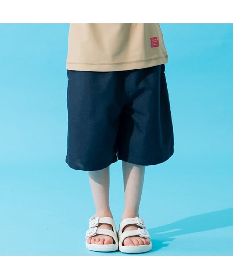 アンドディープティマイン(and D.petit main)の【SWIM】ダブルウエストスイムハーフパンツ ネイビー(094)
