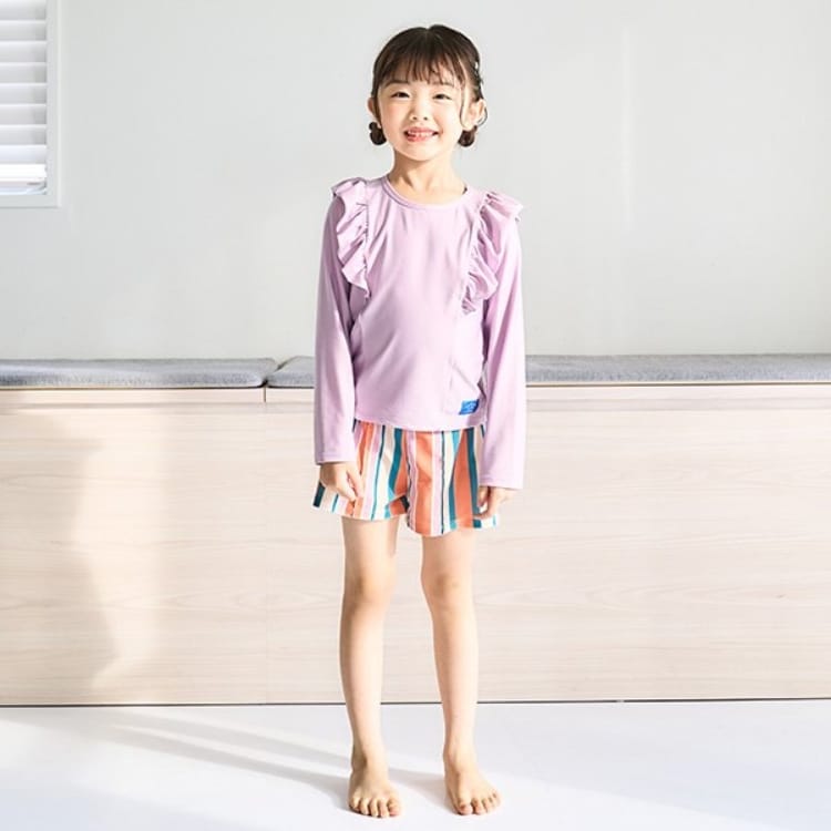 アンドディープティマイン(and D.petit main)の【大人気につき再入荷決定】【SWIM】ショルダーフリルセットアップ その他