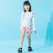 アンドディープティマイン(and D.petit main)の【大人気につき再入荷決定】【SWIM】ショルダーフリルセットアップ ピンク(071)