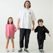 アンドディープティマイン(and D.petit main)の【パパもおそろい】Dadロゴ刺しゅうビッグ半T5