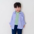 アンドディープティマイン(and D.petit main)のドロップショルダー柄シャツ長袖 ブラック(119)