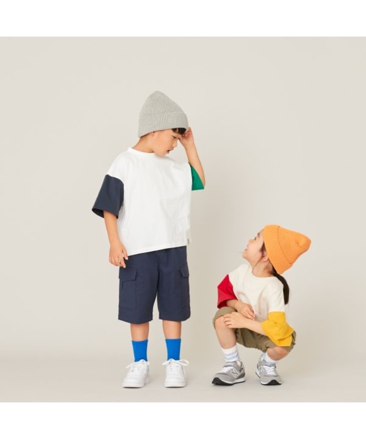 アンドディープティマイン(and D.petit main)のカーゴハーフパンツ17