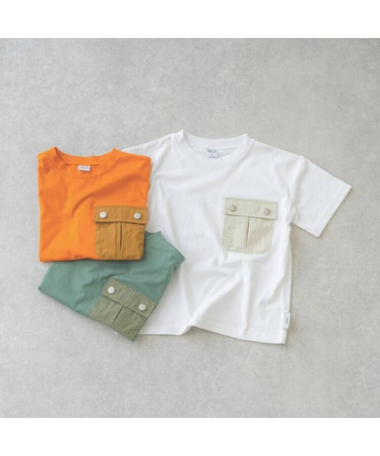 アンドディープティマイン(and D.petit main)のナイロンポケットTシャツ9