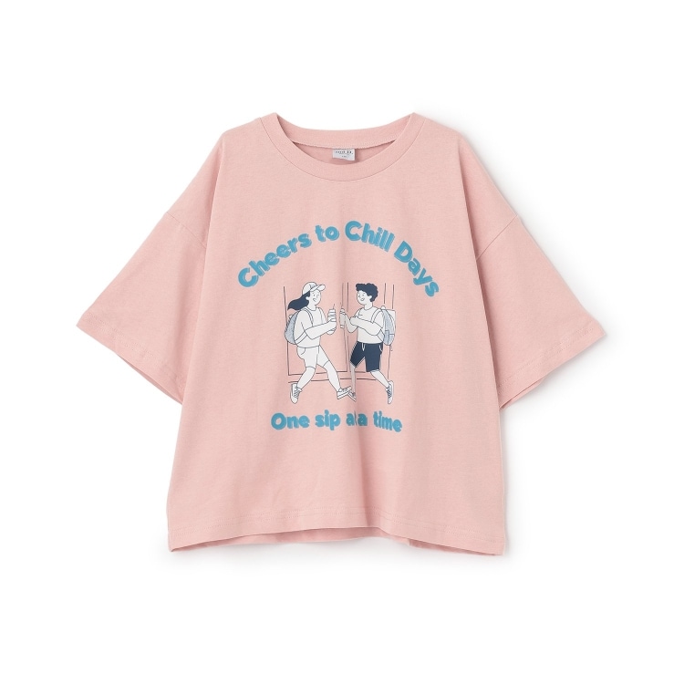 アンドディープティマイン(and D.petit main)の【綿100%】ピクニックモチーフ半袖T Ｔシャツ