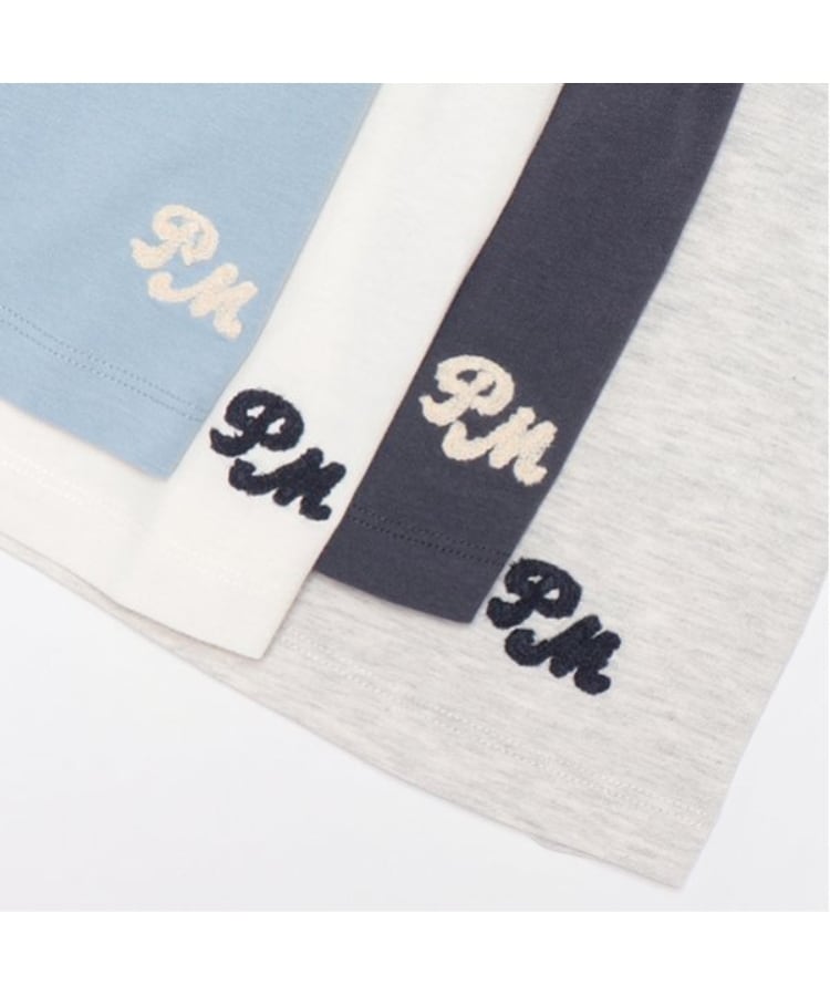 プティマイン(petit main)の【オーガニック】配色ラグランTシャツ12