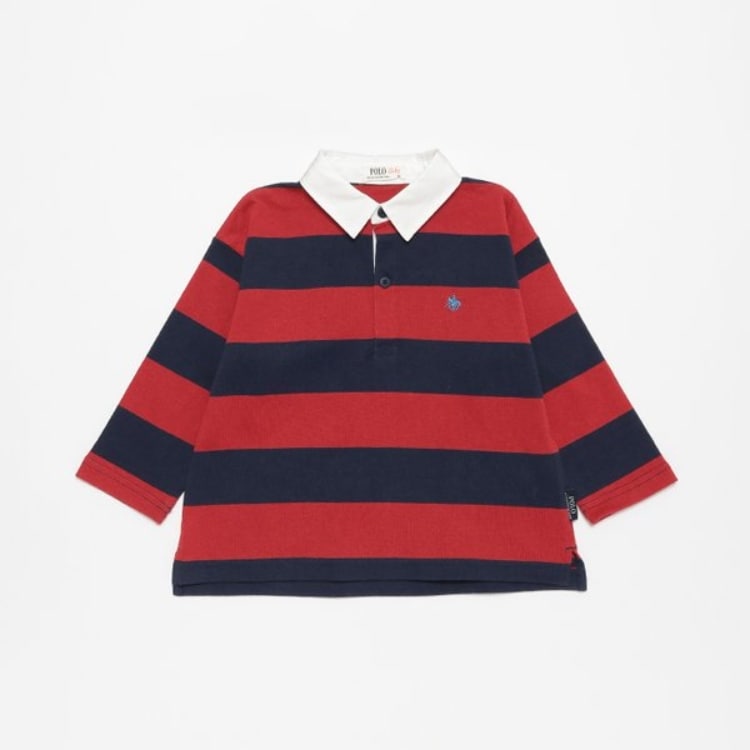 プティマイン(petit main)の【POLO BCS】ラガー長袖シャツ Ｔシャツ