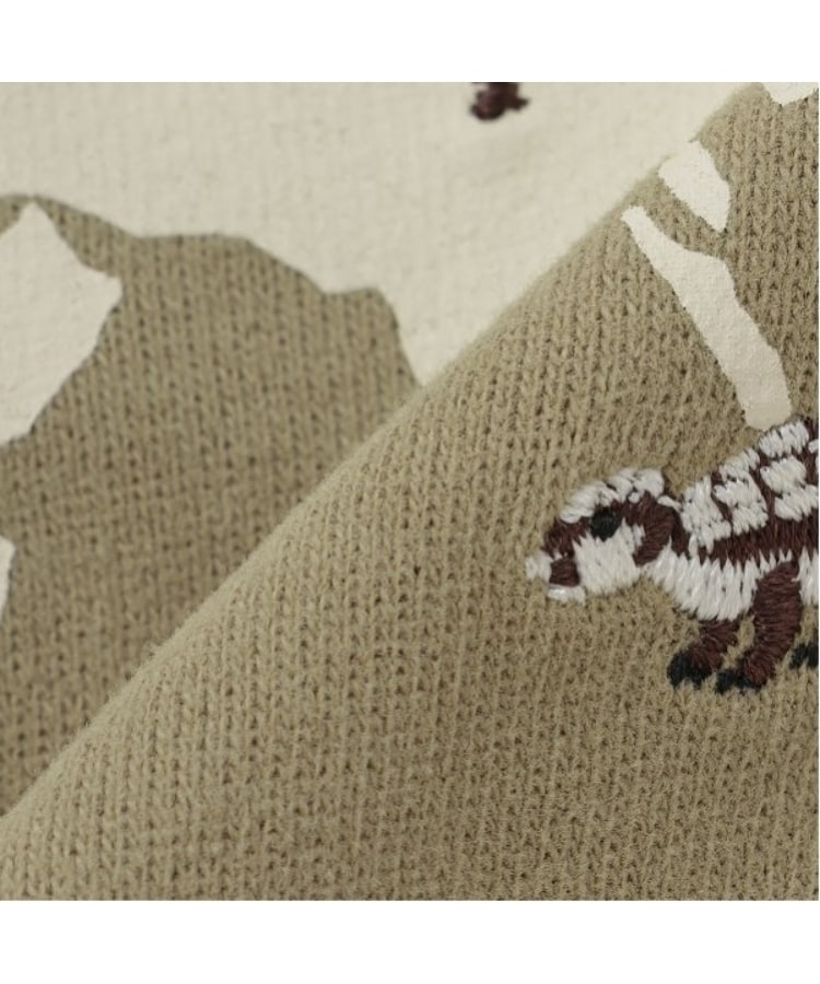 プティマイン(petit main)の恐竜刺しゅう長袖Tシャツ10
