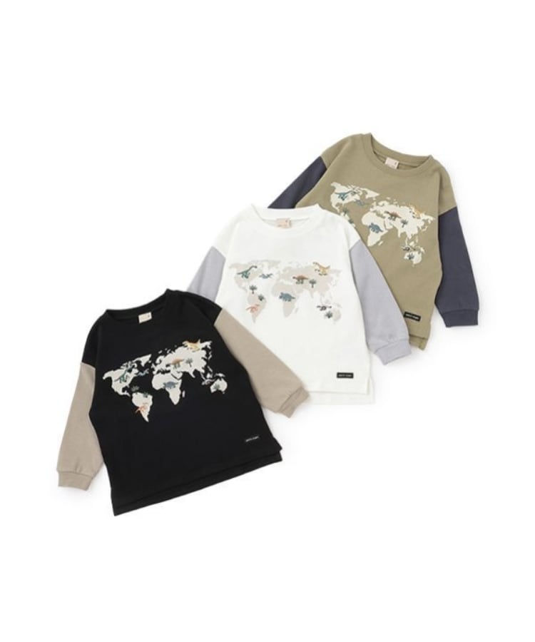 プティマイン(petit main)の恐竜刺しゅう長袖Tシャツ11