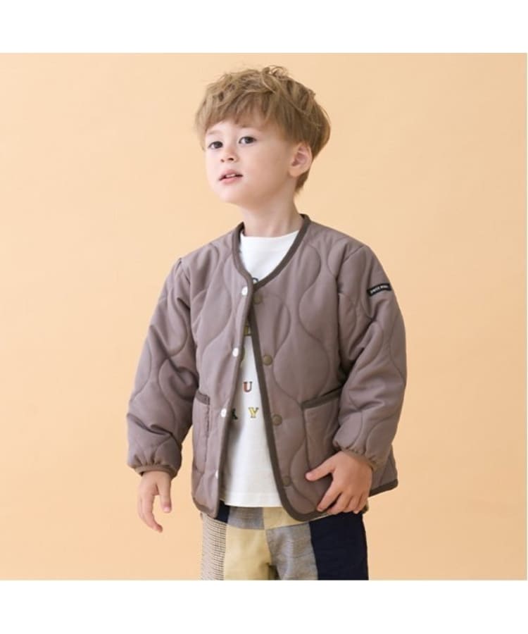 プティマイン(petit main)の【GOODPRICE/撥水加工】キルティングジャケット モカブラウン(142)