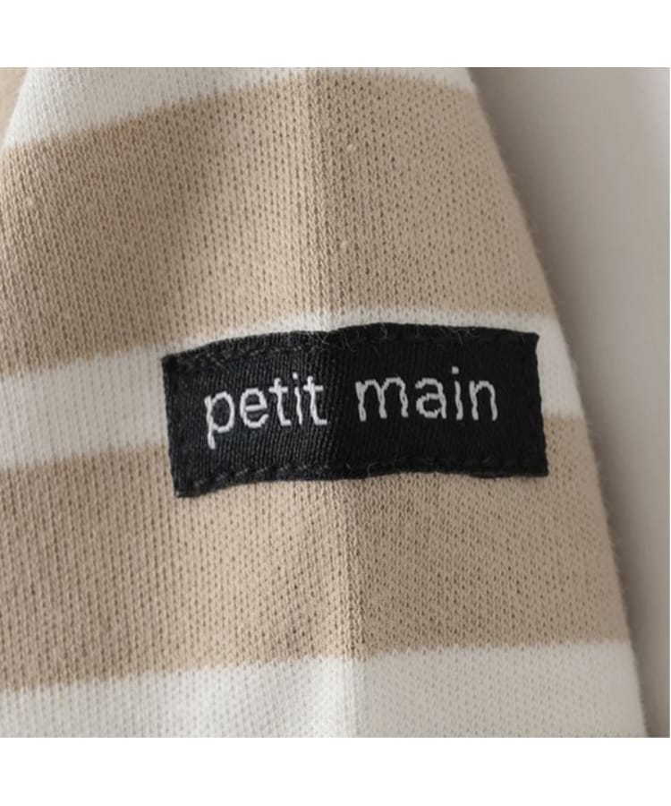 プティマイン(petit main)の【Disney】ボーダー切替カバーオール7