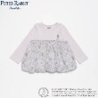 プティマイン(petit main)の【ピーターラビット】花柄ドッキング長T ラベンダー(080)