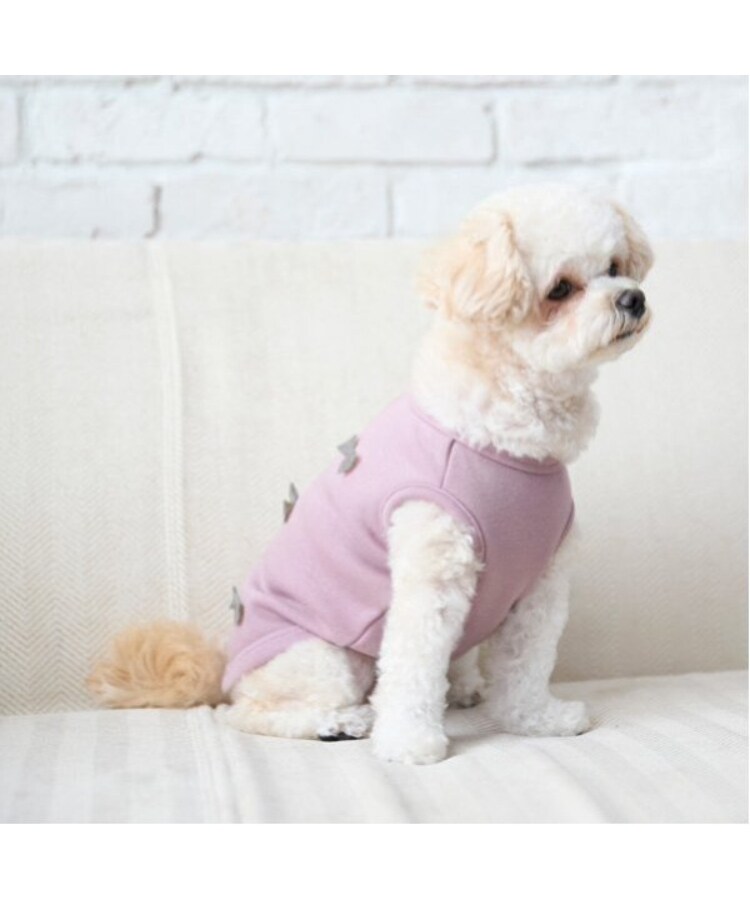 プティマイン(petit main)の【リンク】【DOG】リボン後ろあきベスト1