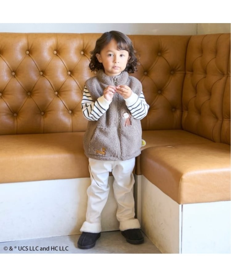 プティマイン(petit main)の【おさるのジョージ】刺しゅうパンツ2