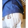 プティマイン(petit main)の【おさるのジョージ】刺しゅうパンツ1