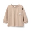 プティマイン(petit main)の【GOODPRICE】無地長袖Tシャツ ベージュ(052)