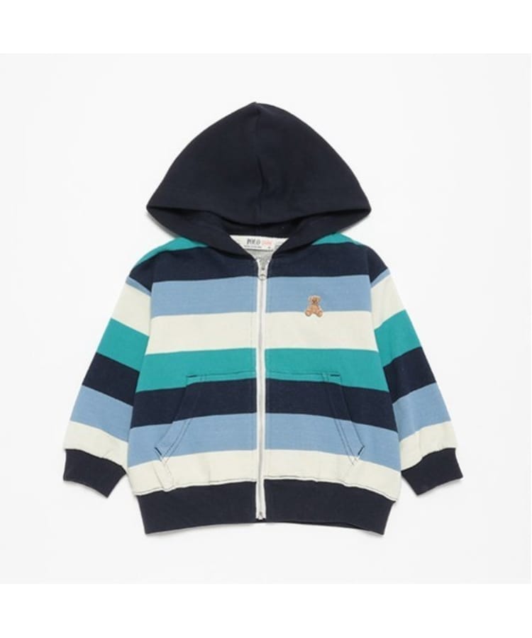 プティマイン(petit main)の【POLO BCS】ジップアップパーカー(キッズサイズ) トープ(854)