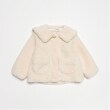 プティマイン(petit main)の【軽ふわ】セーラーカラーボアジャケット13