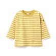 プティマイン(petit main)の【GOODPRICE】ボーダー長袖Tシャツ イエロー(031)