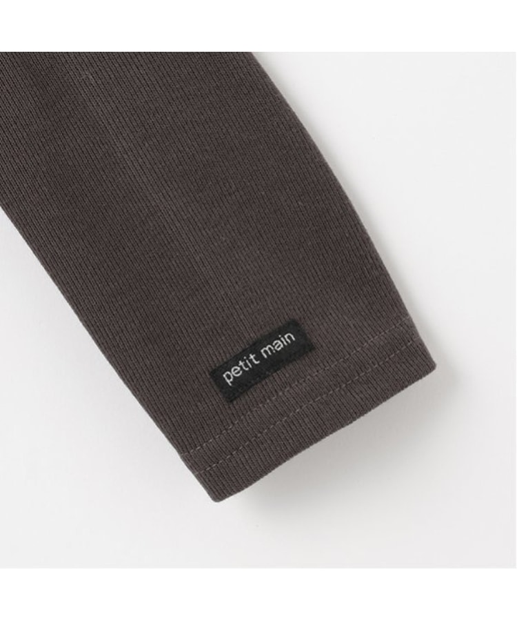 プティマイン(petit main)のABCアップリケ長袖Tシャツ5