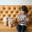 プティマイン(petit main)の【リンク】【DOG】ボーダーニットタンク4