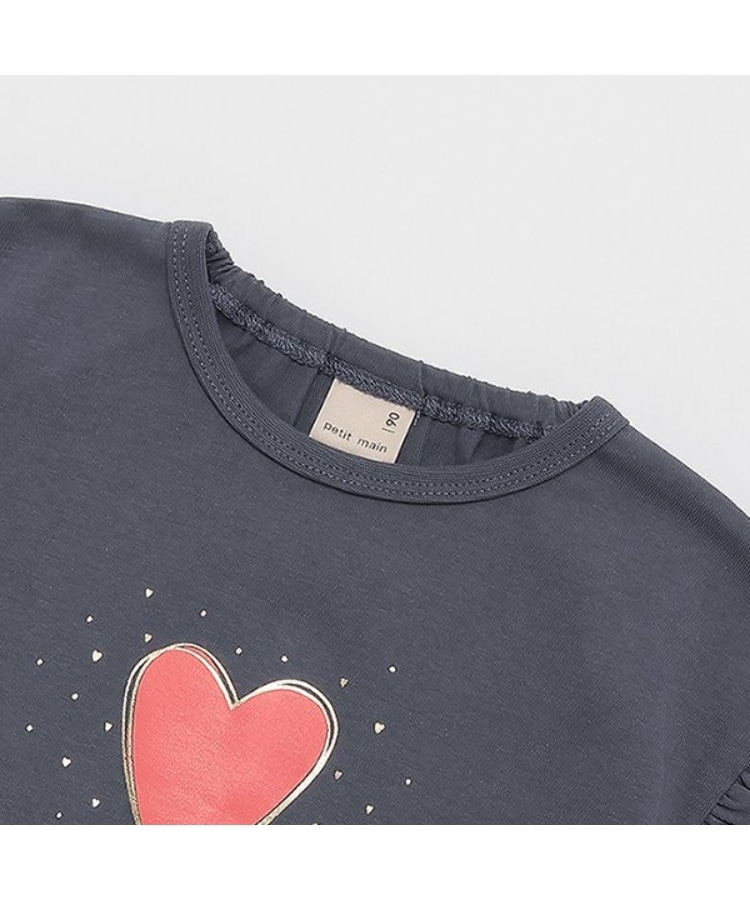 プティマイン(petit main)の袖フリルTシャツ2