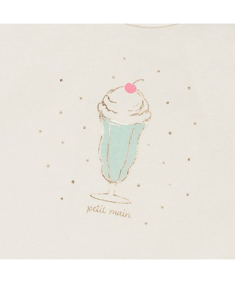 プティマイン(petit main)の袖フリルTシャツ5