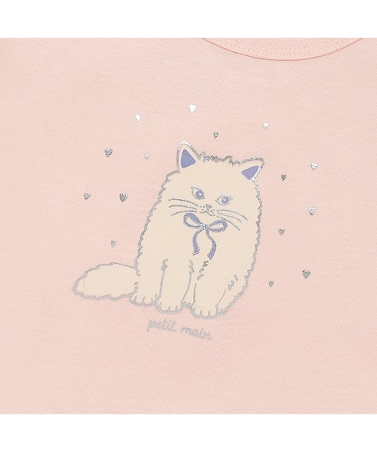 プティマイン(petit main)の袖フリルTシャツ6
