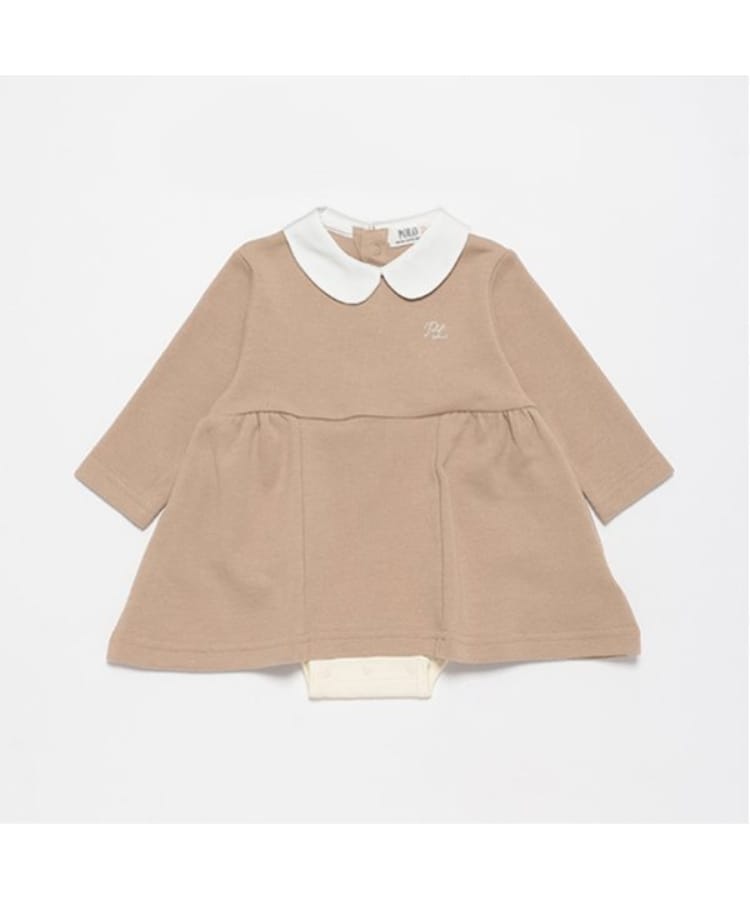 プティマイン(petit main)の【POLO BCS】衿つきワンピロンパース5
