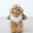 プティマイン(petit main)の【リンク】【DOG】チェックドッキングワンピ3