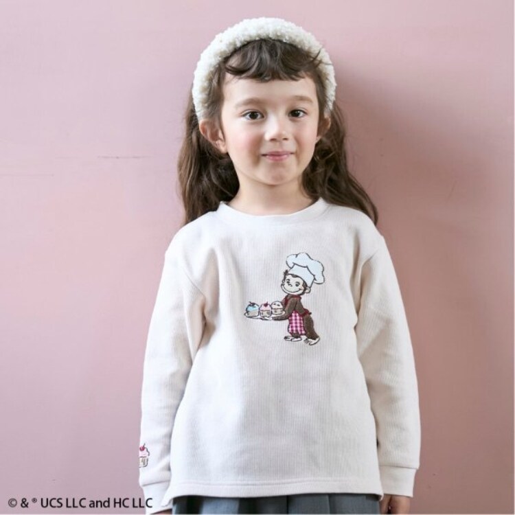 おさるのジョージ】グラフィック長袖Tシャツ（Tシャツ