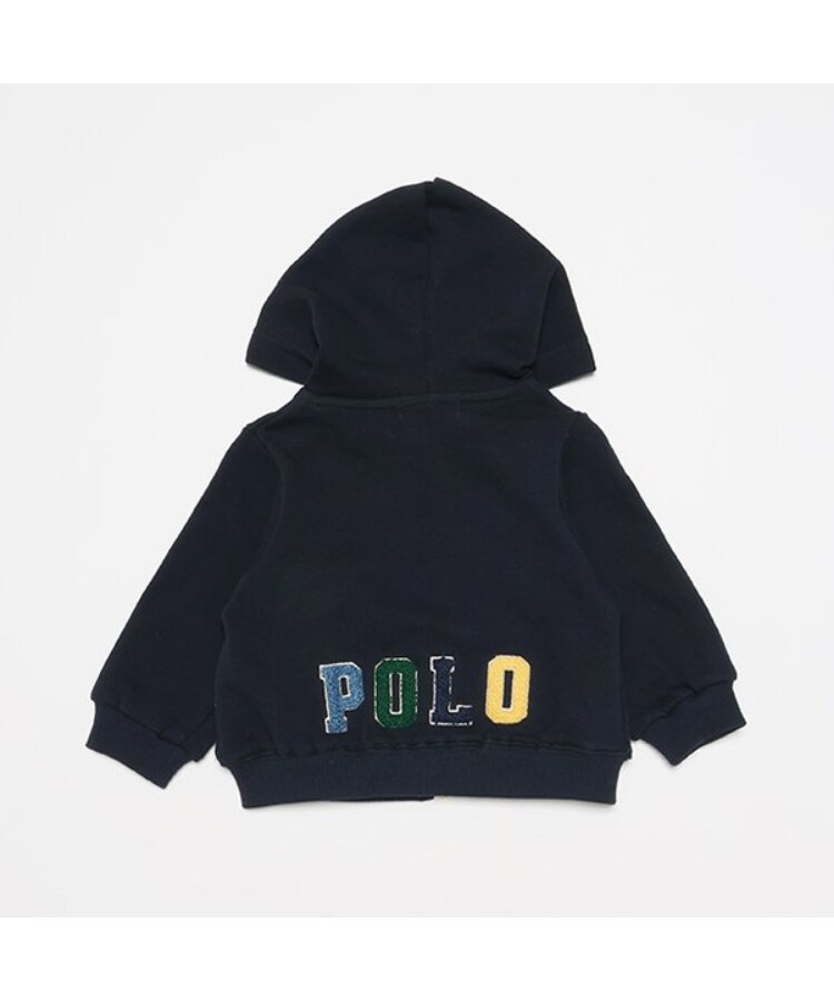 プティマイン(petit main)の【POLO BCS】ジップアップパーカー(ベビーサイズ)1