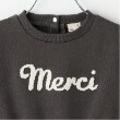 プティマイン(petit main)の【リンク】ロゴドッキングワンピース(キッズ)7