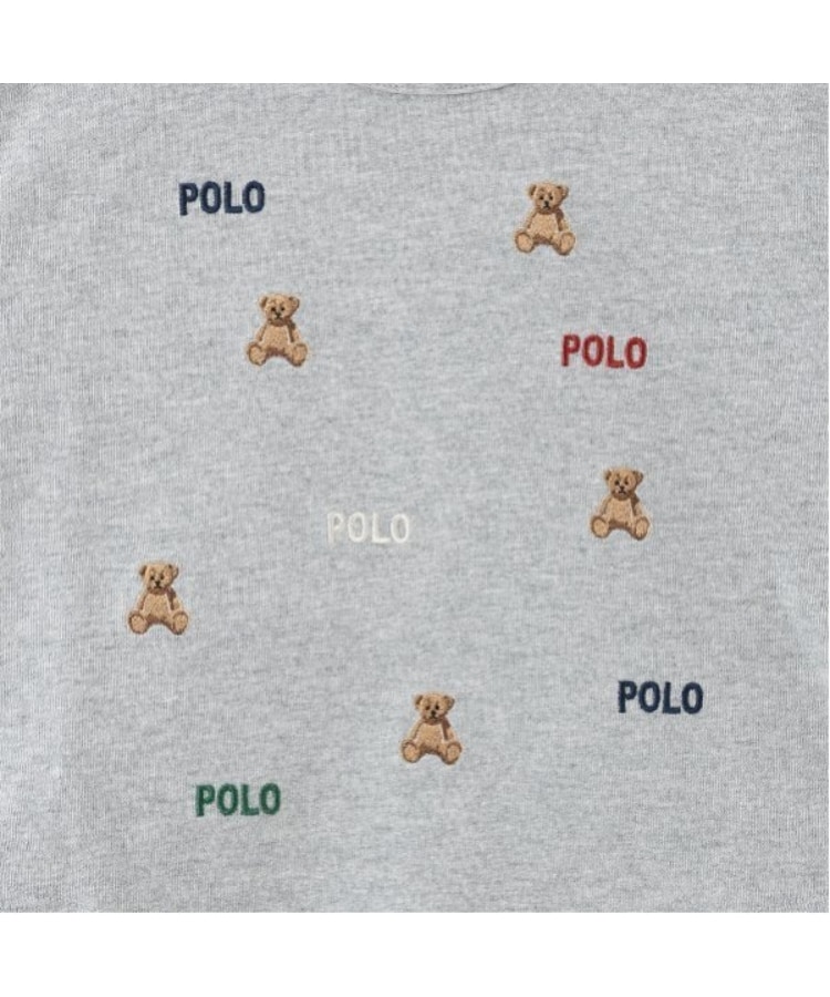 プティマイン(petit main)の【POLO BCS】くま刺しゅう長袖Tシャツ10