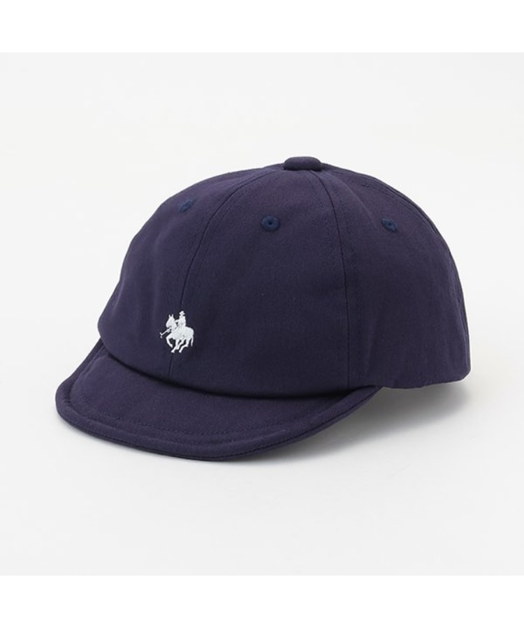 プティマイン(petit main)の【POLO BCS】刺繍キャップ（キッズサイズ） ネイビー(094)