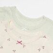 プティマイン(petit main)の【オーガニック】半袖肌着2P6