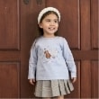 プティマイン(petit main)の【リンク】Lesson長袖Tシャツ(キッズ) サックスブルー(090)
