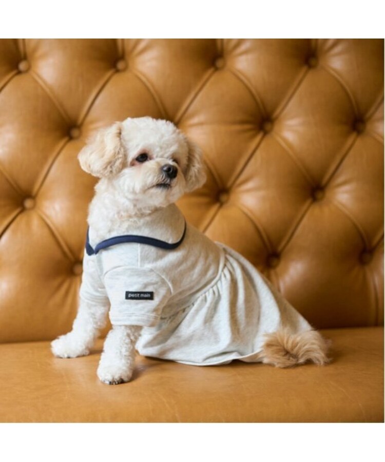 プティマイン(petit main)の【リンク】【DOG】セーラー衿ワンピ3