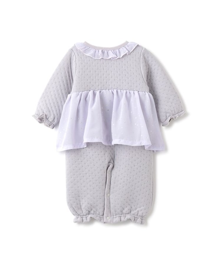 プティマイン(petit main)の星柄シフォン切替2WAYオール1