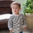 プティマイン(petit main)の【オーガニック】柄ポケットTシャツ ホワイト(101)
