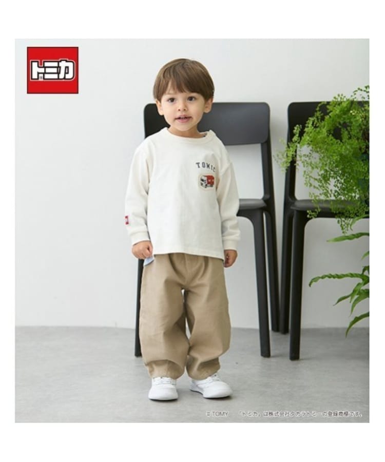プティマイン(petit main)のカーブシルエットストレッチパンツ2