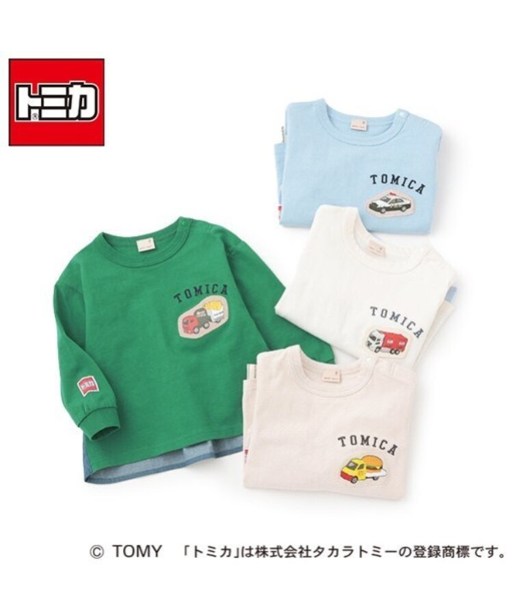 プティマイン(petit main)の【TOMICA】後ろシャツTシャツ22