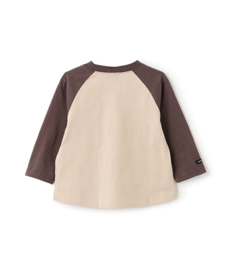 プティマイン(petit main)の【オーガニック】ラグランTシャツ1