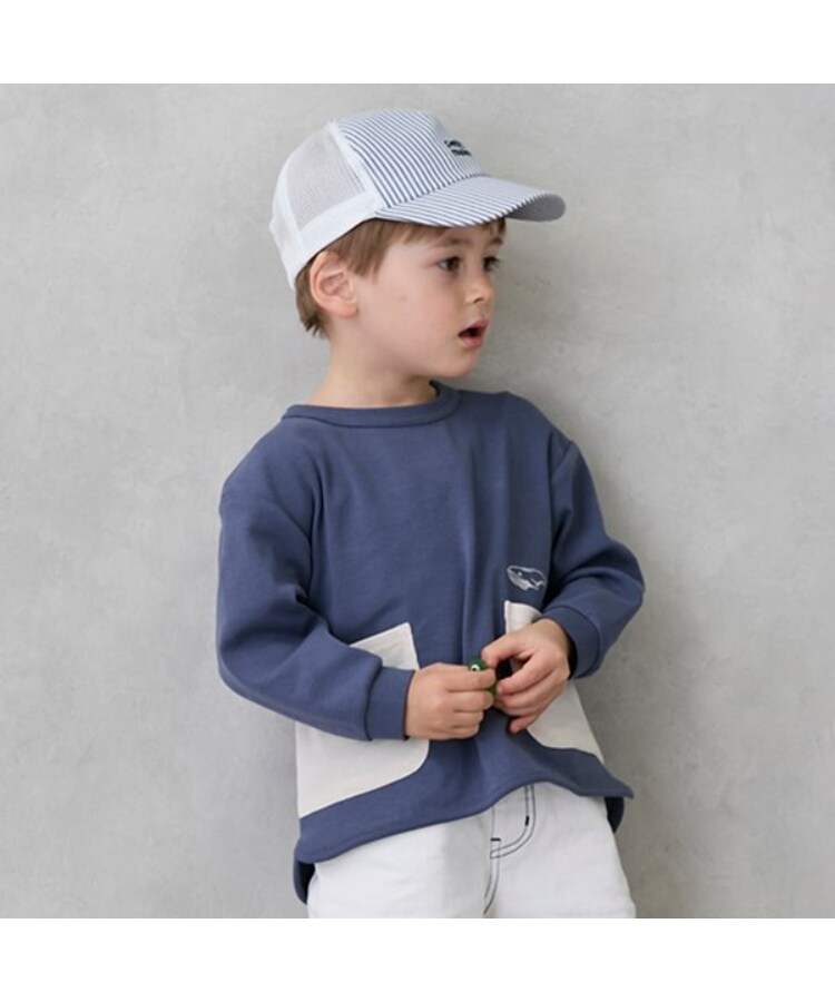 プティマイン(petit main)の【オーガニック】ポケットTシャツ2