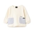 プティマイン(petit main)の【オーガニック】ポケットTシャツ ホワイト(101)