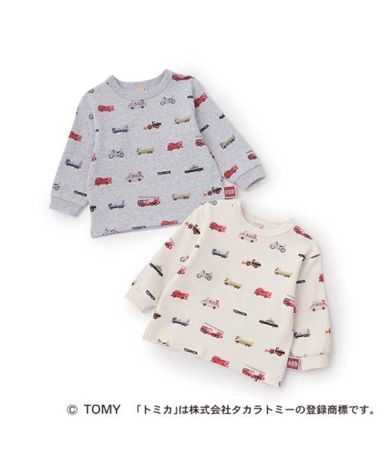 プティマイン(petit main)の【TOMICA】総柄長袖Tシャツ6
